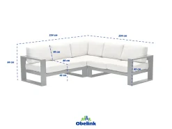 Outdoor Feelings Cuba corner dining Loungeset - Desert Sand