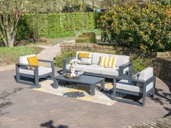 Outdoor Feelings Cuba 3-Sitzer Loungesofa - Desert Sand