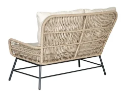 Outdoor Feelings Dalmas 2-Sitzer-Loungesofa – Sahara Dust Rope