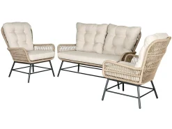 Outdoor Feelings Dalmas 2-Sitzer-Loungesofa – Sahara Dust Rope