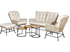 Outdoor Feelings Dalmas 2-Sitzer-Loungesofa – Sahara Dust Rope