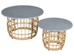 Outdoor Feelings Fontana 2-er Set Beistelltische