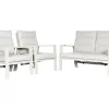 Outdoor Feelings Idaho 2-Sitzer-Sessel-Sofa-Loungeset – Beige