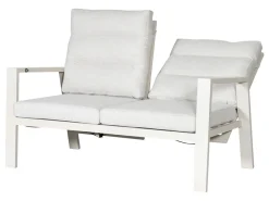 Outdoor Feelings Idaho 2-Sitzer-Sessel-Sofa-Loungeset – Beige
