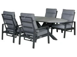 Outdoor Feelings Nice Edson 220 Diningset - Grey Teak