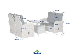 Outdoor Feelings Savino Off White Loungeset