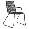 Outdoor Feelings Silva Black Diningstuhl