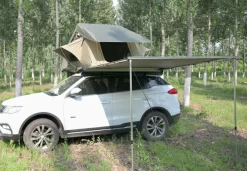 OutdoorU Auto Markise 250cm inkl. Cover - Khaki