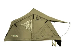 OutdoorU Compact 2 Pers Dachzelt inkl. Dachfenster - Grün