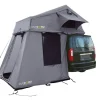 OutdoorU Family 3 Pers Dachzelt inkl. Vorzelt& Leiter - Grau