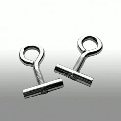 040parts 5 mm Kederstopper mit Ösenschraube - Set von 2
