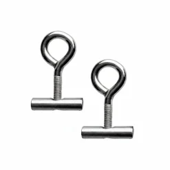 040parts 6 mm Kederstopper mit Ösenschraube - Set von 2