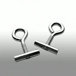 040parts 7mm Kederstopper mit Ösenschraube - Set von 2