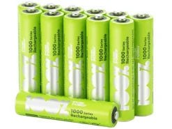 100%PeakPower Set von 12 AAA Batterien