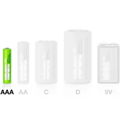 100%PeakPower Set von 12 AAA Batterien