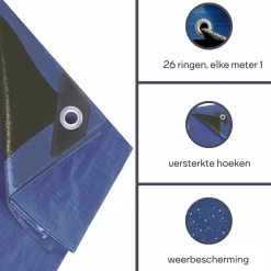 Perel 180 g/m2 Bodenplane - 500 x 800 cm