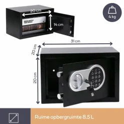 Perel BG90017 Elektrischer Tresor