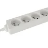 Perel EB4WN-5 4-fach Steckdosenleiste - 5 Meter
