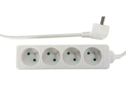 Perel EB4WN-5 4-fach Steckdosenleiste - 5 Meter