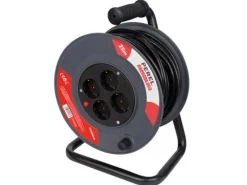 Perel ECR25N2-G 4-wege Kabeltrommel - 25 Meter