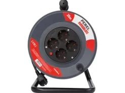 Perel ECR25N2-G 4-wege Kabeltrommel - 25 Meter