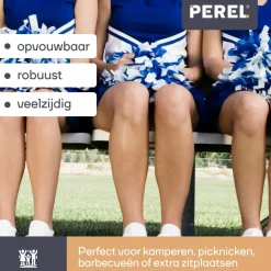 Perel klappbare Sitzbank - Weiß