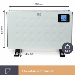 Perel SMART1310 Smartkonvektor - 2000 Watt