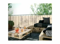 Platinum 500 x 80 cm Coolfit Balkon Sichtschutz - Sand