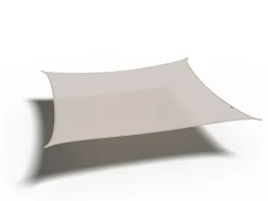 Platinum Coolfit 3,6 x 3,6m quadratisches Sonnensegel - Greige