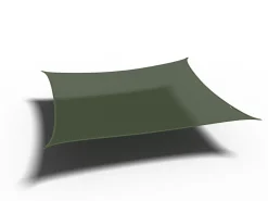 Platinum Coolfit 3,6 x 3,6m quadratisches Sonnensegel - Olive