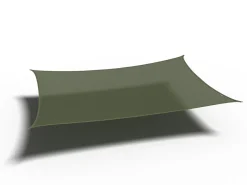 Platinum Coolfit 3x4m Rechteck-Sonnensegel - Olive