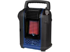 PortaHeatmaster 2000 Watt Gasheizer mit 2 Gasflaschen
