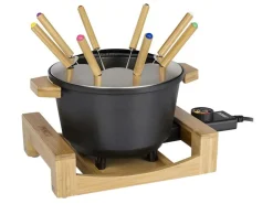 Princess 173025 1,5 Liter Pure Black Bambus Fondue
