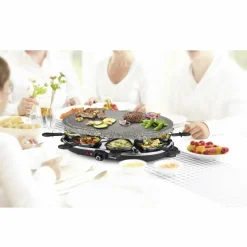 Princess 162720 Raclette 8 Oval Steingrill