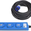 ProPlus 10 Meter CEE 3-fach Schuko-Steckdosenleiste