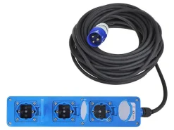 ProPlus 20 Meter CEE 3-fach Schuko-Steckdosenleiste