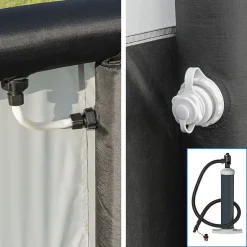ProPlus 840 x 140 cm Aufblasbarer Windschutz