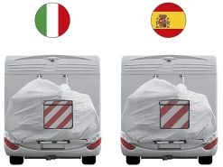ProPlus Aluminium Warnschild - Italien/Spanien