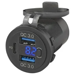ProPlus dreifache USB-Einbausteckdose