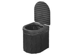 ProPlus Faltbare Campingtoilette mit Deckel