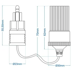 ProPlus groß 12/24V Adaptarkabel