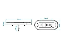 ProPlus 54LED 6 Funktionen Rückleuchte - Rechts