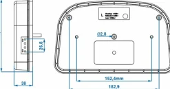 ProPlus 43-LED 6 Funktionen Rückleuchte - Links