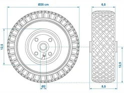 ProPlus Luft Bugradreifen - Metall