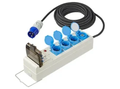 ProPlus 2,5mm² 4-fach Zelt-/Faltcaravan Stromanschluss - 10 Meter