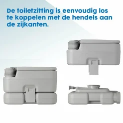 ProPlus Portable Toilette - 29 cm