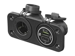 ProPlus 12V Steckdose und USB-Schnellladegerät als Einbaukit