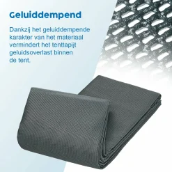 ProPlus Zeltteppich - 300 x 500 cm - Anthracite