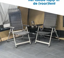 ProPlus Zeltteppich 250 x 350 cm - Blue/White
