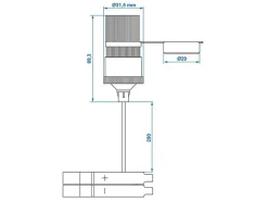 ProPlus Zigarettenanzünder-Stecker mit Akkuklemmen